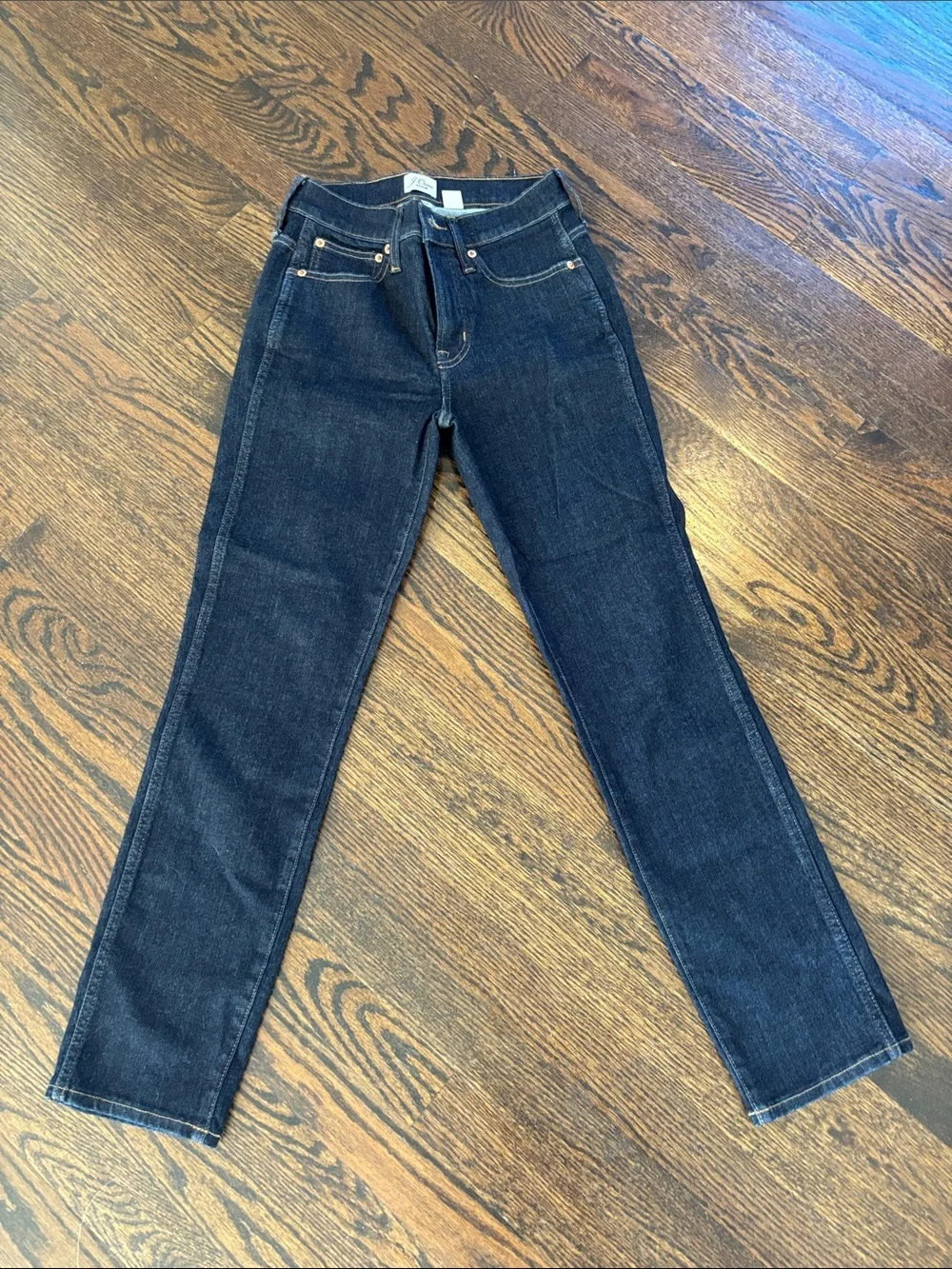 J. Crew Dark Indigo Straight Leg Jeans